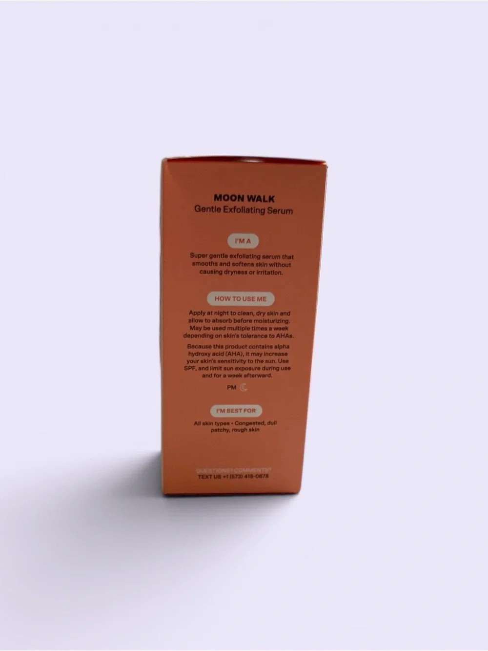 Bubble Moon Walk Gentle Exfoliating Serum 30ml – Box Imperfection